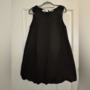 Black Halter A-Line Mini Dress